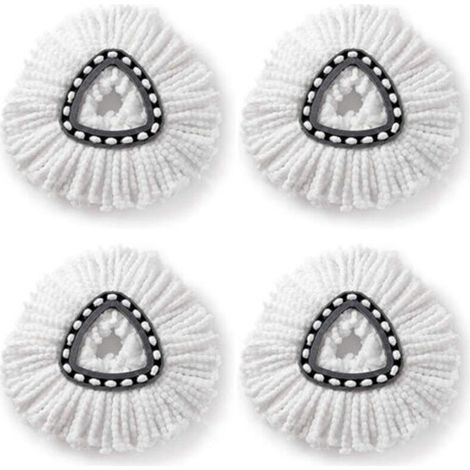 pcs suitable for Vileda swivel mop heads, triangular cotton thread mop head replacement cloth