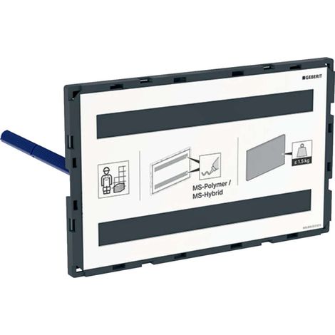 Geberit Omega Placa de cubierta, empotrada, 115.087.00.1 (1/4)
