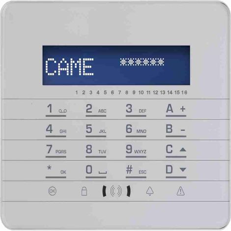 Tastiera Di Comando Lcd Capacitiva Came Pxktb02 846ca-0110 Antintrusione Nuovo