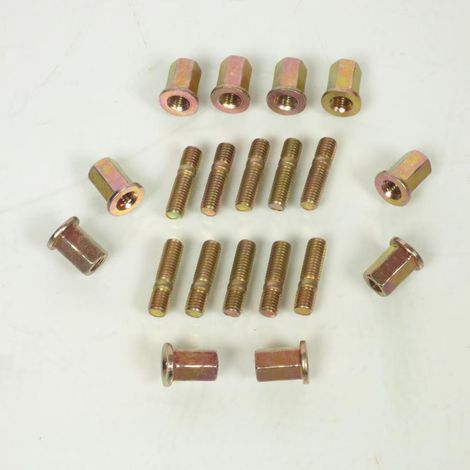 naraku Auspuffbolzen und -mutter für Motorrad m8x1.25x31mm (1/5)