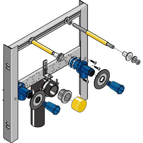 element de construction e sec Huter pour lavabo HU-WT2011-M.