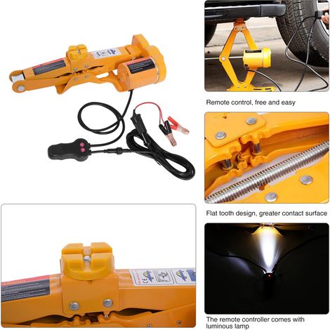 Cric de levage électrique automatique 2 tonnes 12 V CC pour automobile, garage et équipement d'urgence (1/5)