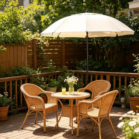 Parasol de jardin, pliant de plage, parasol extérieur (parapluies inclus uniquement)