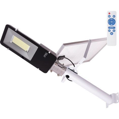 Farola LED Solar-Control Remoto- Dimable- Panel: 6V 200W Batería: 3,2V 20000MaH [HO-FAR-SOL-200W-CW]