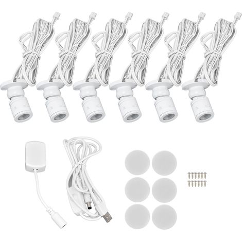LED sous meuble avec alimentation USB lumière blanche (1/5)