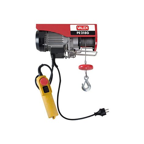 Valex Paranco Elettrico 500W 200kg 18m Fune con Interruttore Sicuro (1/2)