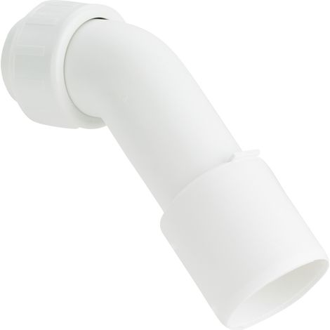 Bogen 45 Grad 6162.99 in Kunststoff weiß (1/3)