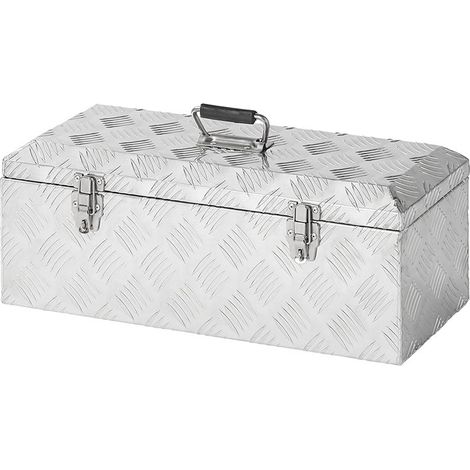 Caja de herramientas Pricenet aluminio 57x24,5x22 cm con cerradura