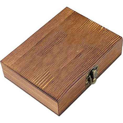 Lot de 9 pierres à vin réutilisables en granit, idéales pour rafraîchir le whisky et autres boissons, avec coffret cadeau en bois.