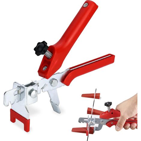 Kit de Nivellement pour Carrelage, Pince Sol Localisateur Carrelage, Pince pour Aide à la Pose de Carreaux, Localisateur de Carrelage, Système de Nivellement pour Carrelage pour DIY (1/5)
