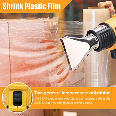 [JAMAIS UTILISÉ]Machine à air chaud portable sans fil, rechargeable au lithium, équipement de chauffage, température réglable, outil électrique (1/5)