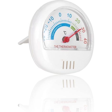 Mini réfrigérateur congélateur thermomètre grand thermomètre à cadran mécanique(blanc) (1/5)