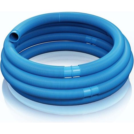 Blue Pool Hose – 9 m long, Ø 32 mm – Floating Solar Hose with Pre-Formed Sections – 165 g/m – Solar Suction Hose (1/5)