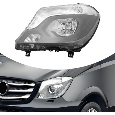 Halogen-Scheinwerfer links für Mercedes Sprinter 906 2013-2018, Direkter Austausch (1/5)