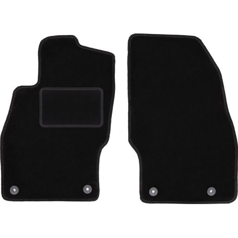 Tappetini anteriori per: Opel Corsa D hatchback (2006-2015) neri (1/5)