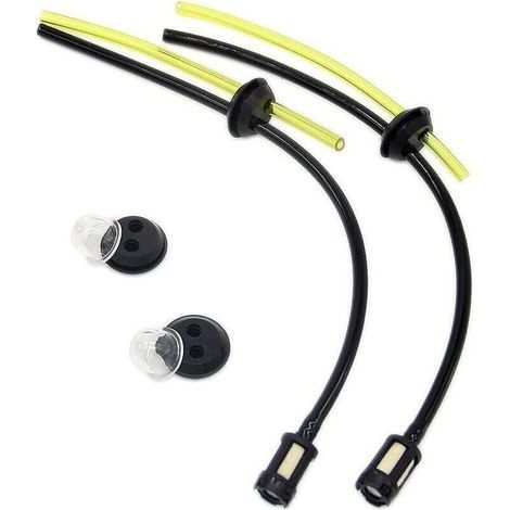 2PS universel filtre à essence kit Tube d'étanchéité, Tuyau de Carburant Pour Débroussailleuse, pour Taille-haies Débroussailleuse élagueuse, Pour le Jardinage et L'agriculture (1/5)