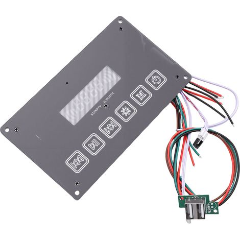 Carte de décodage Bluetooth avec 6 touches tactiles, lecteur stéréo multifonctionnel, carte de décodage pour éclairage LED (1/5)