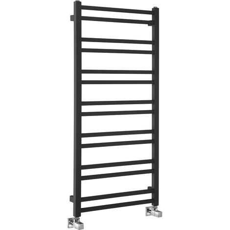 Sapho Metro Dos - Sèche-serviettes 50x110 cm, 343 W, noir mat IR432TB (1/5)