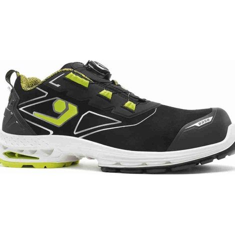 Chaussures de sécurité basses Helsinki mixte noir / jaune - S7S ESD LG SC FO SR - Run@Work-B1713-0WA P45 - Base Protection