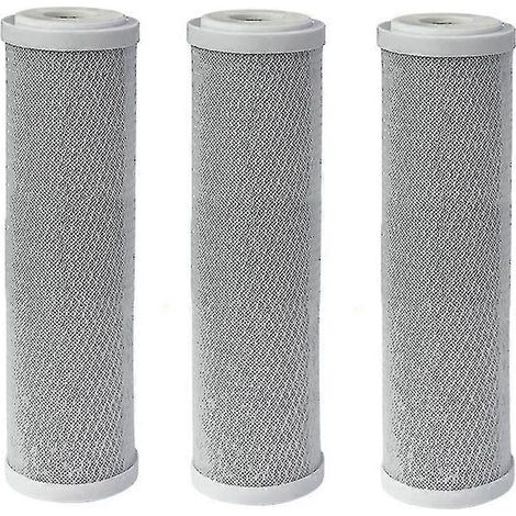 3er-Packung 10-Zoll-CTO-Aktivkohle-Wasserfilter, Wasserfilter, entfernt Chlor (1/5)