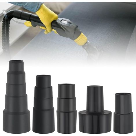 Lot de 5 adaptateurs de tuyau d'aspirateur universels de 3,5 cm à 3,8 cm à 3,8 cm pour aspirateur d'atelier, 3,8 cm à 3,8 cm à 3,8 cm, 2,5 cm à 3,8 cm à 4,8 cm cm à 1 cm 5/8" (1/5)