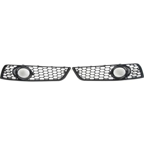 SJLERST Grille de Phare Antibrouillard Avant, Paire de Caches de Calandre de Phare Antibrouillard Avant Noir Brillant 8P0807682D de Remplacement Gauche Droite pour A3 8P 2009 20102011 (1/5)