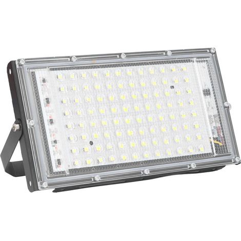 Projecteur LED extérieur 100W 10000 lumens, angle de faisceau 120°, étanche IP66, tension 220-240V, idéal pour tous vos espaces extérieurs (1/4)