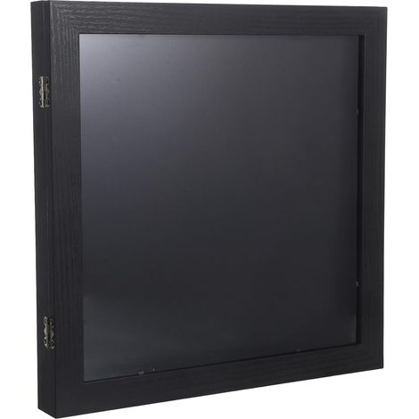 Cadre Bois Robuste pour Maillots de Sport Vitrine de Protection avec Fenêtre Transparente pour Affichage et Conservation de Maillots de Football Basketball et Souvenirs (1/5)