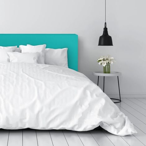 Tête de Lit Turquoise Rembourrée 145x50x8 (LIT 135) Turquoise