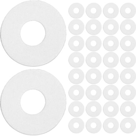 rondelles plates transparentes en vinyle M4 10 1 mm (1/5)