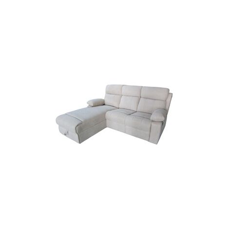 DIVANO ANGOLARE 3P RECLINER PENISOLA DX BEIGE
