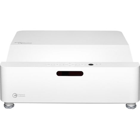 Optoma ZW410UST videoproiettore Proiettore a raggio ultra corto 4000 ANSI lumen DLP WXGA (1280x800) Compatibilità 3D Bianco