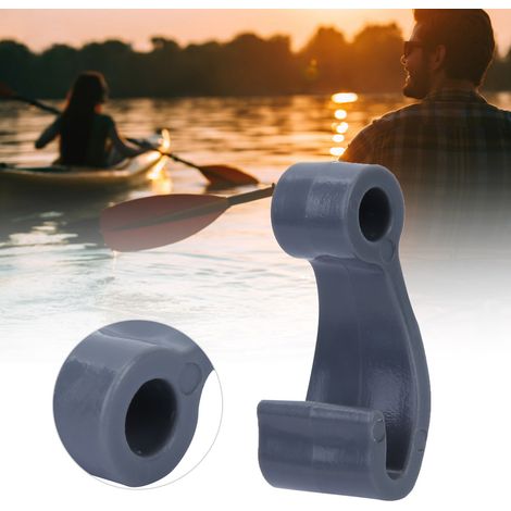 Crochet de Bâche en Plastique Durable pour Embarcations et Équipements Nautiques - Gris (1/3)