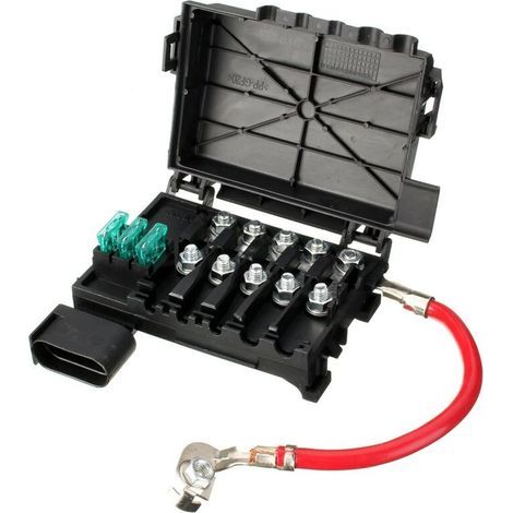 Batterieklemmen-Sicherungskastenabdeckung für VW Golf MK4 Jetta Beetle Audi A3 1J0937617D (1/4)