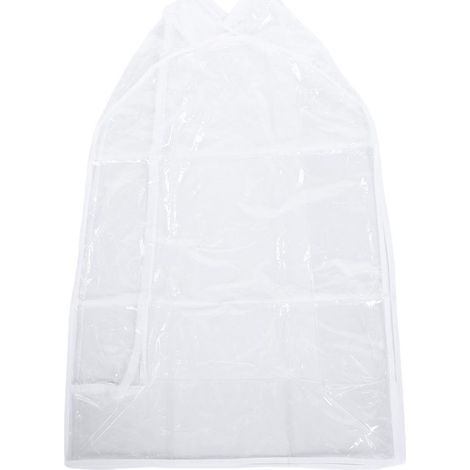 Housse à vêtements transparente pour penderie, idéale pour suspendre manteaux, vestes et robes. Dimensions : 60 x 30 x 90 cm / 23,6 x 11,8 x 35,4 pouces. (1/5)