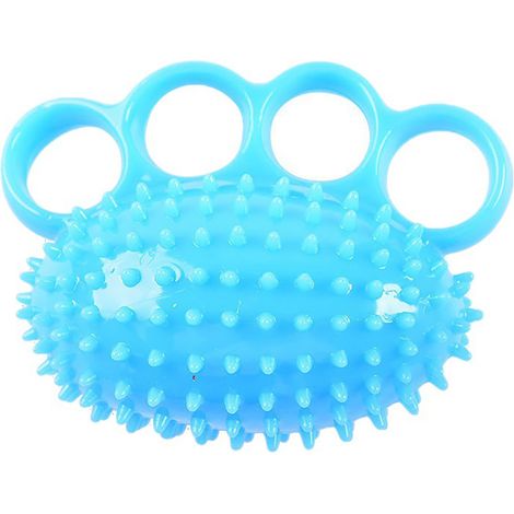 Boule d'exercice pour mains en silicone, renforce la prise, améliore la flexibilité, balle de compression pour thérapie des doigts et réduction du stress.