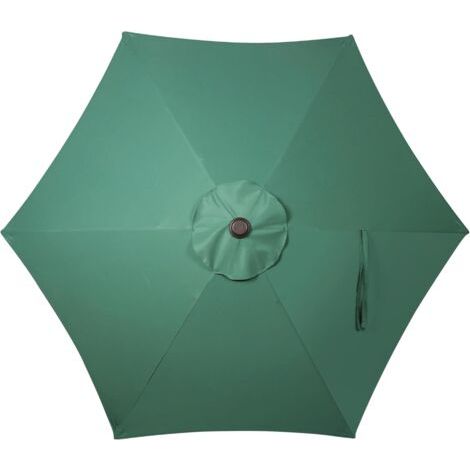 Housses de rechange pour parasol 3 mètres 6 bras Parasol de rechange pour auvent de jardin H