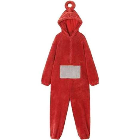 Dog Coat and Raincoat,Adult Teletubbies Pajamas Winter Costumes Onesies Cosplay Pajamas Christmas Sleepwear Jumpsuit Halloween Animal Jumpsuit--red,S MUMU (1/4)
