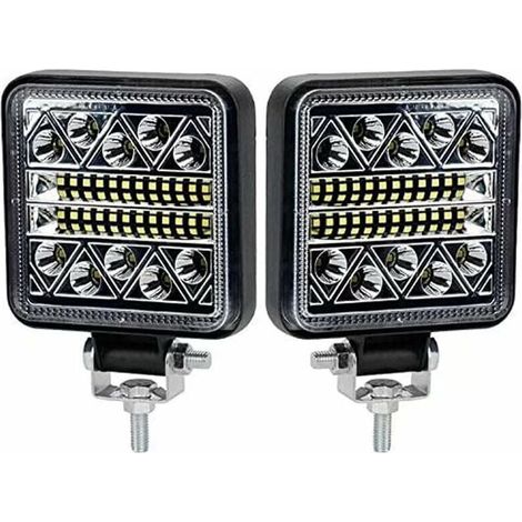 BR-Vie 102W Phare de Travail à LED 10200LM Feux de Recul Led 12v, Phare Led Projecteurs pour voiture, tracteur bateau, 12-24v camion, 2 pcs (1/5)