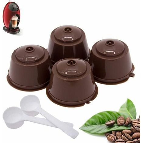 Rechargeable capsules de café Dolce Gusto, 4 Pièce Incl. 2 cuillères à café de (1/5)