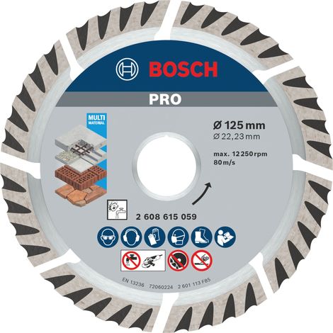 Disco diamantato Bosch Standard per Universal 125 x 22,23 (confezione da 10) 125x22,23x2x10mm