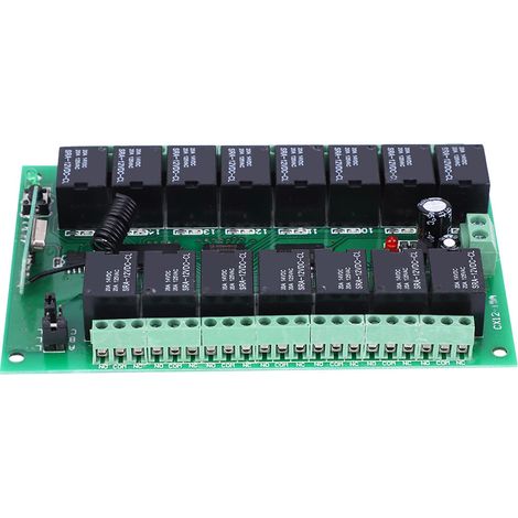 Carte émettrice de télécommande sans fil DC12V avec récepteur relais 15 canaux (1/5)