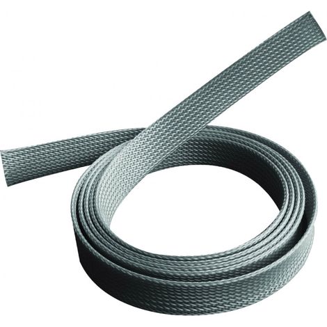 PureMounts PM-ZCCS-SOCKS-20 Conduit de cables en Polyester Universel, Auto-serrant,  20mm, 1,80m, Gris