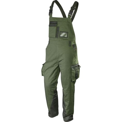 Peto de trabajo de camuflaje verde oliva, talla XL (1/5)