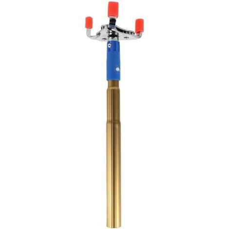 Kit D'assemblage pour Détecteur de Fumée avec Tête en Alliage D'aluminium et Perche 37 Cm Maintenance Facile Bureau -