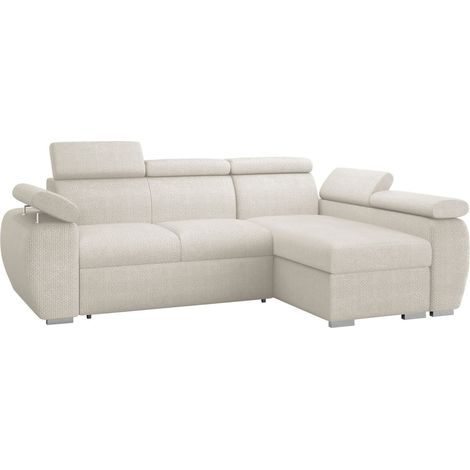 Sofá rinconero Columbus 132, Derecha, Función de descanso, Almacenaje, 255x170x85cm, 0 (1/5)