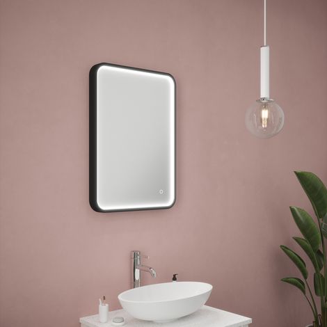 Polar LED Mirror - 500 x 700 x 47mm IP44 Rated Diffused Natural White 4000K Dimmable Demister (1/5)