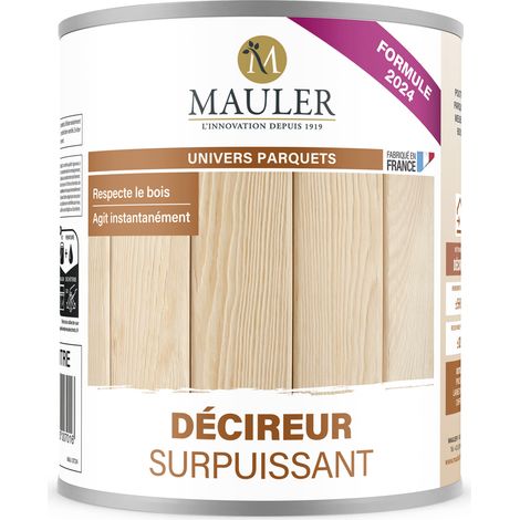 Décireur pour cires anciennes, taches de gras - 1L - Qualité air A+ - Décireur Surpuissant Mauler
