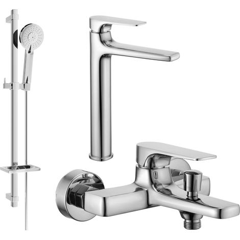 Mexen Lynx DQ40 set da bagno, cromo - 745913DQ40-00