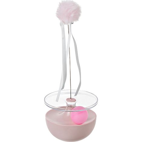 Baguette interactive pour chat, jouet anti-ennui, pour l'intérieur, rose